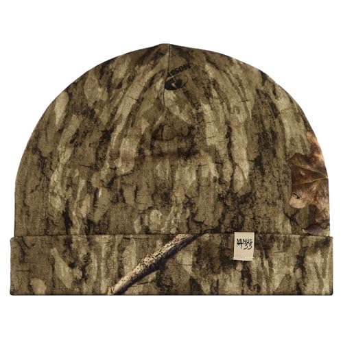 100% Merino Wool Cuff Beanie - Warm Winter Hat - Novelty Beanie - Toque - color: Mossy Oak