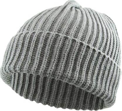 KBETHOS Ribbed Knit Tie Dye Cuffed Beanie Thick Winter Ski Hat Skully Winter Warm Mens Womens Unisex - color: Light Gray