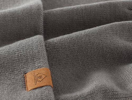 Home Prefer Mens Winter Hats Acrylic Knit Cuff Beanie Cap Warm Womens Beanie Hat - color: Grey