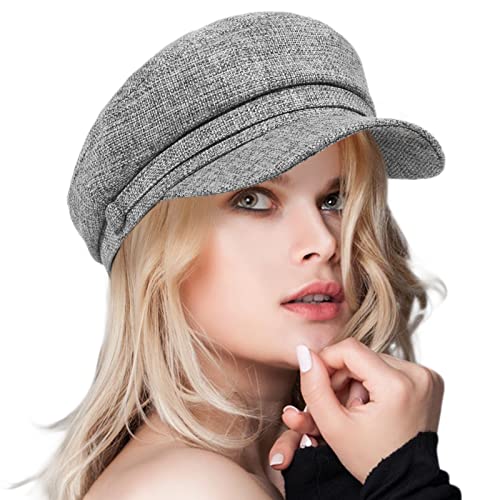 Women's Newsboy Caps Beret Hat for Fashion Ladies Black Women's Newsboy Caps Beret Hat for Fashion Ladies - color: Gray