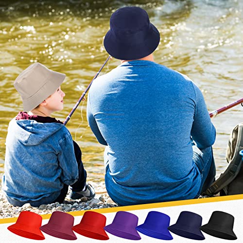 Haysandy Bulk Bucket Hats for Summer Camps Sun Protection Quick Dry Fishing Hats for Teams and Group Events - color: Multicolor
