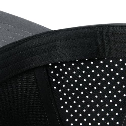 BOTVELA Men Adjustable Snapback Laser Cut Mesh Baseball Cap - color: Dark Grey