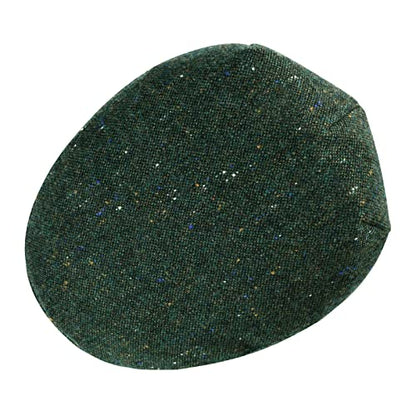 Toddler Wool Tweed Newsboy Cap - color: Flecked Green, size: 2-3T