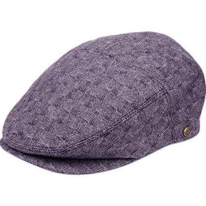 EPOCH Men's Contemporary Winter Wool Newsboy Ivy Hat - color: Iv3047navy, size: Small-Medium