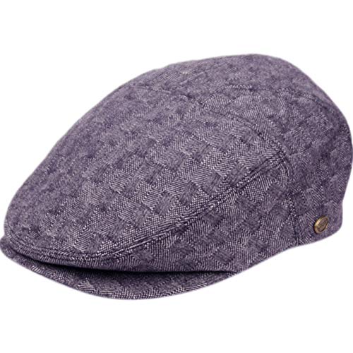 EPOCH Men's Contemporary Winter Wool Newsboy Ivy Hat - color: Iv3047navy, size: Large-X-Large