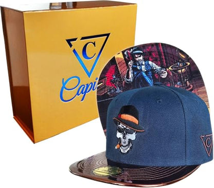 Capiche [99+ Variations] Special Series Snapback Cap - One Size Unisex Men - color: Cigar