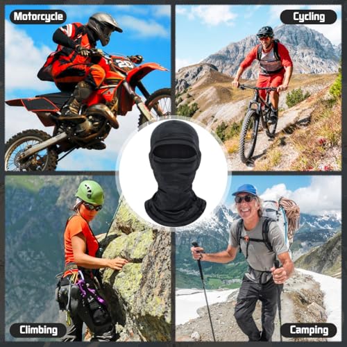 Camo Balaclava Ski Mask UV Face Cover for Motorcycle Hunting - color: Elegant Color-5pcs