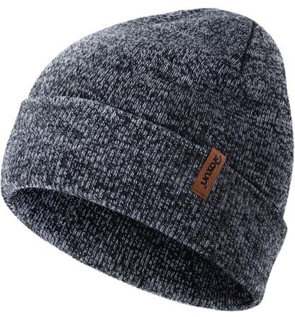 ROXUN Beanie for Men/Women Winter Hat Soft Warm Unisex Skull Stocking Cap - color: Heather Gray