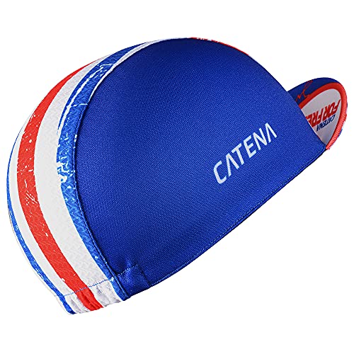 CATENA Men's Outdoors Sports Cycling Cap Bike Skull Breathable Sun Caps Riding Hat for Men - color: Stripes-60