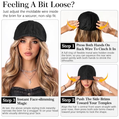 Stylish Newsboy Cap Soft Foldable Flat Cap for Big Heads - color: Black Denim