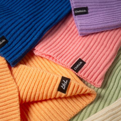 Fisherman Beanie Cuffed Knit Winter Hat Trawler Sailor Watch Cap Men Women - color: Ribbed (Aquastone)