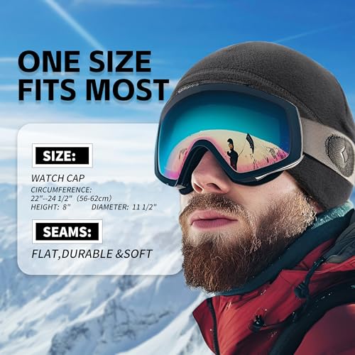 OUTDOOR SHAPING American Flag Fleece Beanie with Embroidered Patch Hat - color: Black+navy
