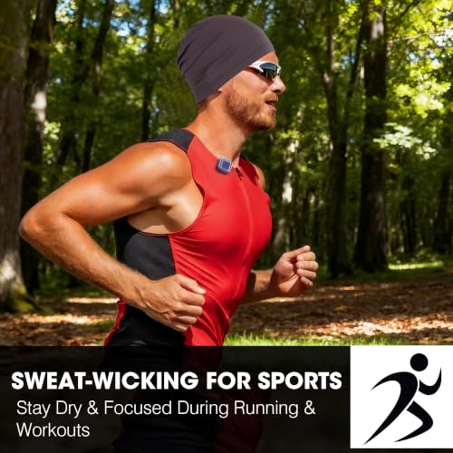 WTACTFUL Cooling Breathable Skull Cap Men Women, Sweat Wicking 1-2-4 Pack - color: 1 Piece - Deep Purple