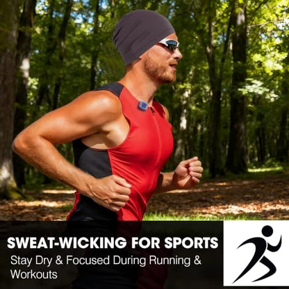 WTACTFUL Cooling Breathable Skull Cap Men Women, Sweat Wicking 1-2-4 Pack - color: 1 Piece - Deep Purple