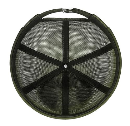 DIYDECAL Mens Mesh Brimless Cap,Summer Skullcap Docker Beanie Hat - color: Dark Green