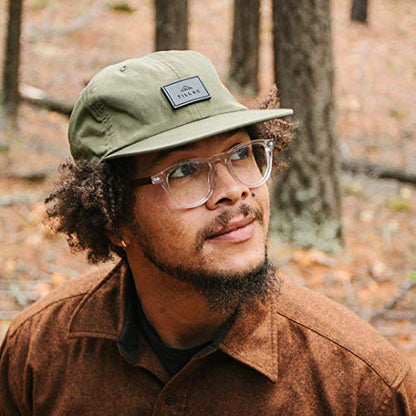Tillak COHO Six Panel Hat, Kodra Nylon 6 Panel Cap with Snap Closure - color: Fir Green