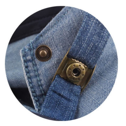 Quanhaigou Unisex Denim Newsboy Hats Flat Ivy Gatsby Cabbie Driving Berets Hat Cotton Dad Cap for Men Women - color: Light Jean Blue