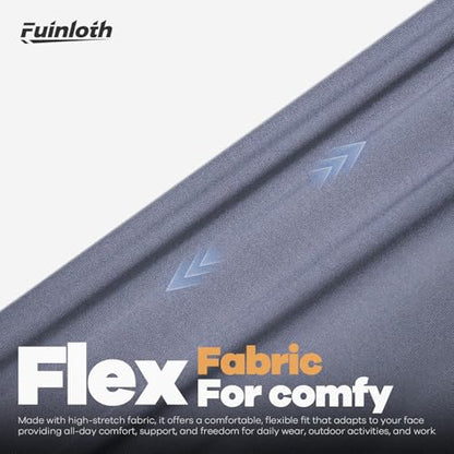 Fuinloth Neck Gaiter, 6 Pack Cooling UV Protection Bandana Face Mask Gator - color: 2 Black+2 Gray+2 Light Gray