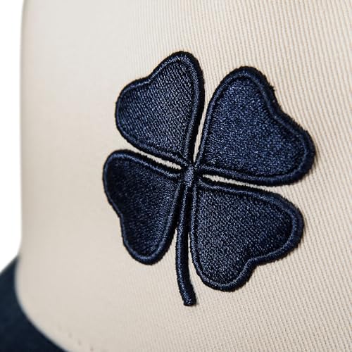 Lucky Brand Classic Cotton Adjustable | Dad Hat | Baseball Cap | Golf | Fishing | Low Profile | 5 Panel Design - color: Lucky Clover - Natural