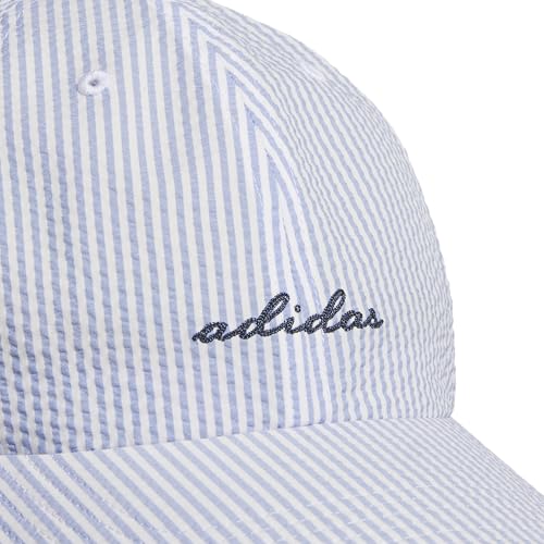 adidas Womens Saturday Cap Casual - Black - color: Ash Blue/Collegiate Navy/Seersucker