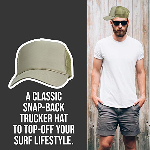 2 Packs Baseball Caps Blank Trucker Hats Summer Mesh Cap (2 FOR Price of 1) - color: Khaki