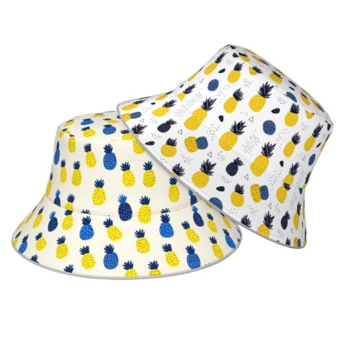 Bucket Hat Double-Side-Wear Reversible Sun Hat Beach Travel Hiking for Women Men - color: B01