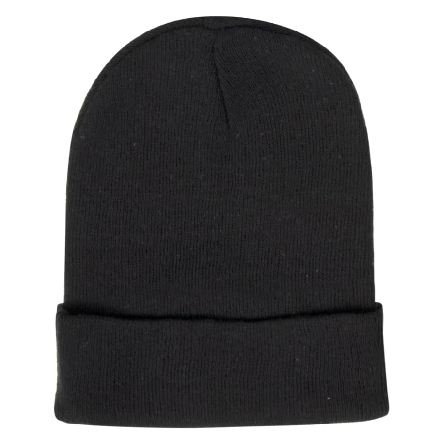 Knit Winter Beanie Hat Set, Pack of 5 Colors, Classic Cuffed Design, Multi-Color - Navy, Red, Olive, Gray, Black