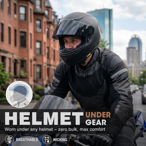 Fashion Cooling Skull Cap Sweat Control Breathable Helmet Liner 3-Pack - color: Black/Gray/Blue