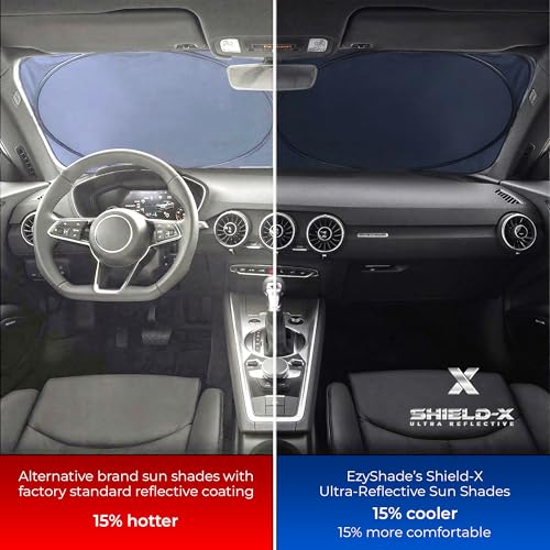 EzyShade X-Large Windshield Sun Shade. See Vehicle Size-Chart. XL Size - size: X-Large
