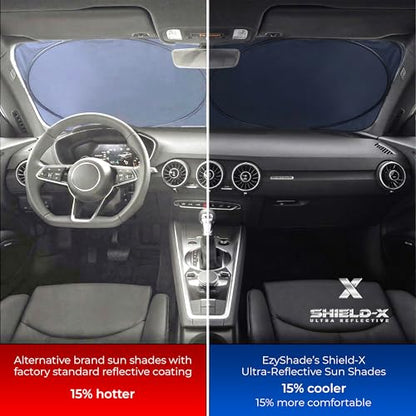 EzyShade Car Windshield Sun Shade. See Vehicle Size-Chart. Medium (M) Size - size: Medium