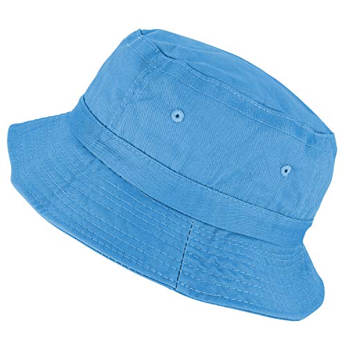 Armycrew Pigment Dyed Washed 100% Cotton Unisex Bucket Hat - color: Periwinkle