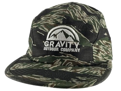 Gravity Outdoor Co. 5 Panel Hat - color: Camo