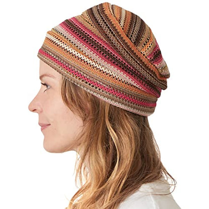 CHARM Men Summer Beanie Knit - color: Pink
