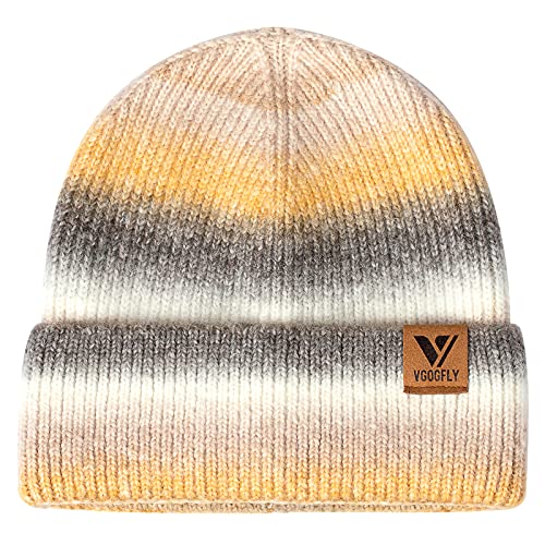 Vgogfly Slouchy Beanie Hats for Women Winter Knitted Caps Soft Warm Ski Hat Unisex - color: Z - Mix 7