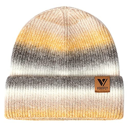 Vgogfly Slouchy Beanie Hats for Women Winter Knitted Caps Soft Warm Ski Hat Unisex - color: Z - Mix 7