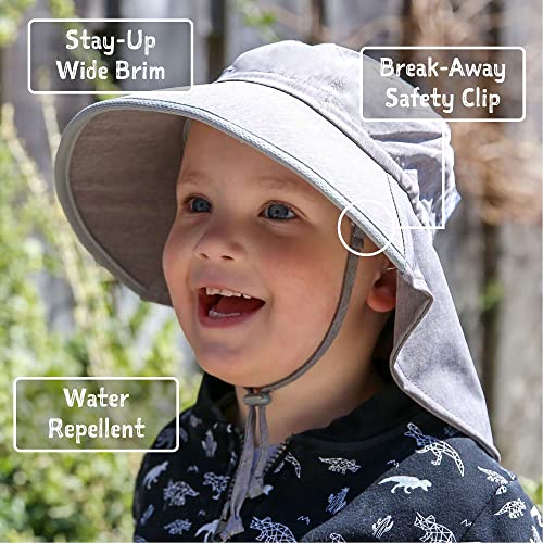 JAN & JUL 50+ UPF Quick-Dry Sun-Hats for Boys - color: Army Green, size: 2-5T