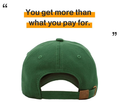 KBETHOS Classic Unisex Cotton Adjustable Low Crown Baseball Cap – Plain Dad Hat - color: Dark Forest Green