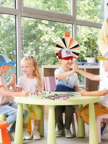 Aneco DIY Blank Trucker Hats Kit Adjustable Baseball Caps - color: Multicolor
