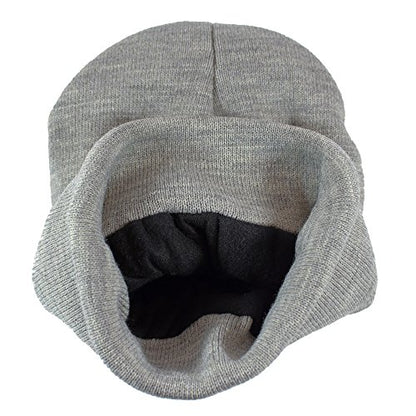 3M Thinsulate Women Men Unisex Knitted Thermal Winter Cap Casual Beanies - color: Grey