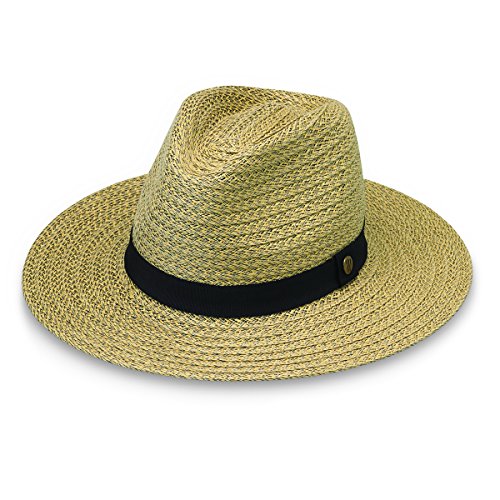 Wallaroo Hat Company – Men’s Palmer Fedora – UPF 30+ Sun Protection, Wide Brim, Packable Design and Adjustable Sizing - size: Large