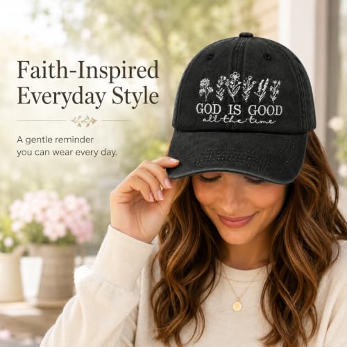 Man of God Husband Dad Embroidered Hat Camping Caps for Women - color: The Way the Truths the Lifes 9