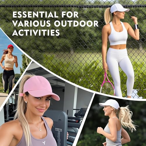 TOP-EX UPF 50+ Cooling High Ponytail Baseball Cap for Women - color: Cloud Grey, size: One Size