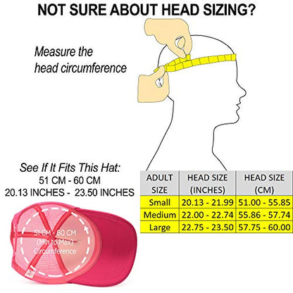 DALIX Solid Blank Trucker Hats Caps 2 Pack - color: Hot Pink