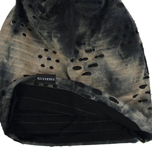 Mens Slouch Hollow Beanie Summer Skullcap B090 - color: B-grey