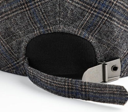 Sumolux Mens Newsboy Hat Flat Cap Gatsby Lvy Irish Hats Driving Cabbie - color: B Grey Plaid