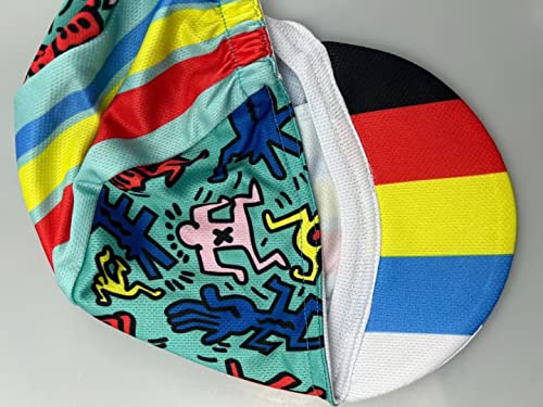 Funny Cycling Cap - Polyester Cartoon Cycling Hat-Under Helmet - Cycling Helmet Liner Breathable&Sweat Uptake - color: G24