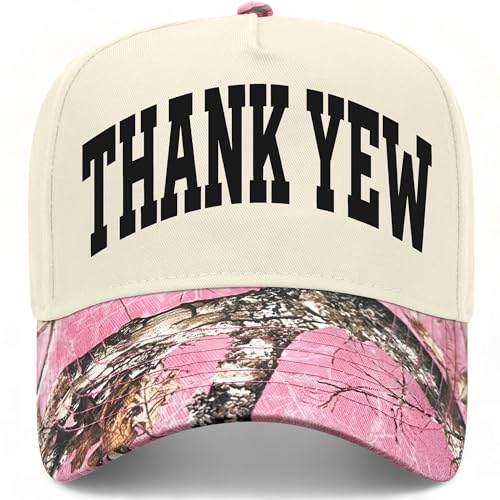 Thank Yew Collegiate Hat - color: Pink Tree Camo/Natural