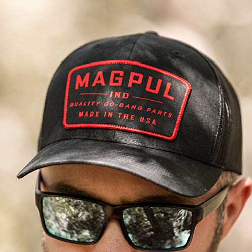 Magpul Trucker Hat Snap Back Baseball Cap, One Size Fits Most - color: Go Bang Black