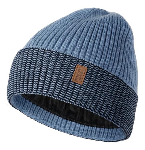 Wmcaps Winter Beanie for Men Women Fleece Lined Hat Warm Cuffed - color: Blue/Navy Blue
