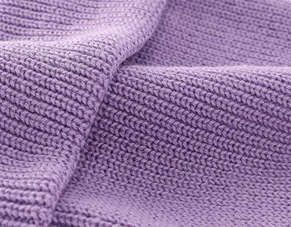Connectyle Classic Double Layer Knit Beanie Hat Warm Thick Acrylic Winter Hats Daily Cuffed Beanies Watch Hat for Men Women - color: Light Purple